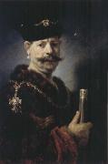 REMBRANDT Harmenszoon van Rijn The Polish Nobleman or Man in Exotic Dress Spain oil painting artist